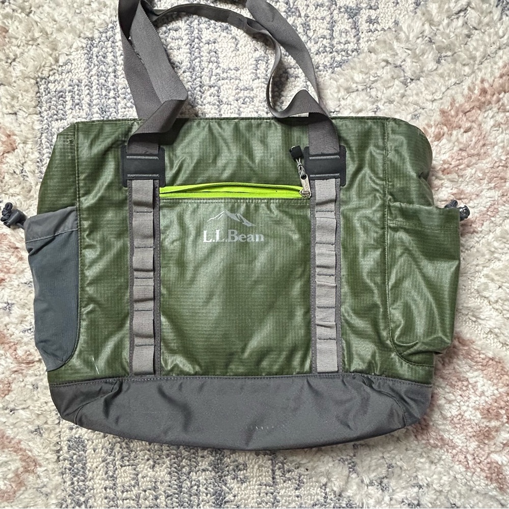 LL Bean Adventure Tote Bag Convertible Backpack
